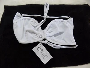 Sheridyn swimwear separates: Underwired bikini halter top - White - Medium - Picture 1 of 4