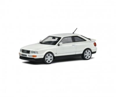 Audi S2 Coupe Turbo 1992 Bianco Modellino 1:43 Solido - Immagine 1 di 4