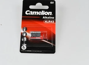 4LR43 Foto Batterie  Camelion 6V  Alkaline 4AG12 PX27A PX27 - Bild 1 von 1
