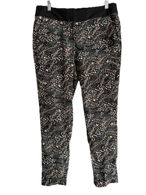 Pantalones florales Ann Taylor LOFT Marisa Wild Prairie para mujer talla 4 bolsillos informales Foto 1 de 4