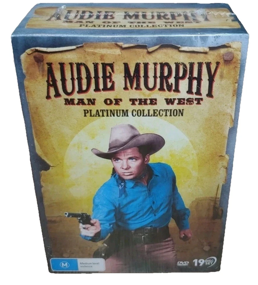 Audie Murphy: Man of the West: Platinum Collection DVD Boxset NEW REGION 4 - Image 1 of 1