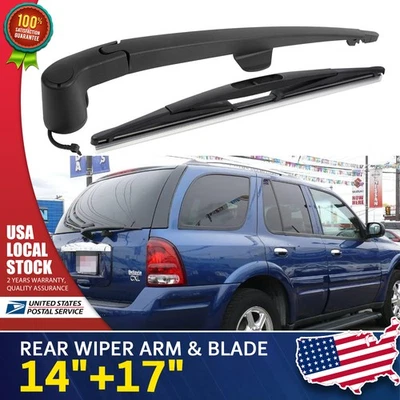 Brazo limpiaparabrisas trasero y cuchilla con boquilla para GMC Envoy 2007-2009 Rep 15232653 Foto 1 de 4