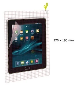 TEMIUM PACK DE 2 PROTECTIONS D'ECRAN UNIVERSELLES POUR TABLETTE JUSQU'A 10" - Photo 1/2