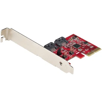 Карта расширения StarTech SATA PCIe 2 порта PCIe SATA 2P6GRPCIESATACARD - Изображение 1 из 4