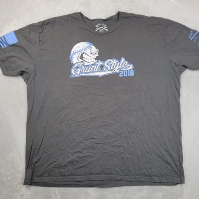 Camiseta Estilo Grunt Hombres XXXXL Patriota Militar Táctico Veterano 2A Policía 620 Foto 1 de 4