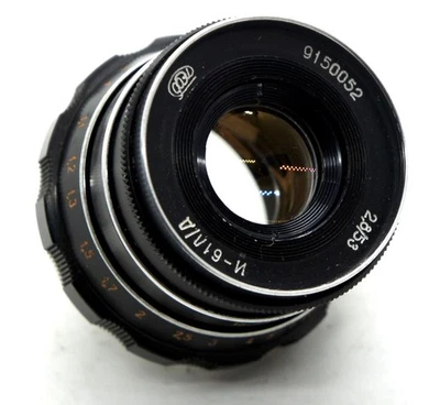Industar-61 L/D 2.8/55 55 mm 2.8 Carl Zeiss Tessar Soviet successor RF Coupled! - Image 1 of 4