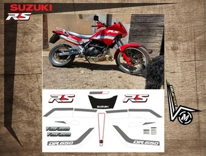Suzuki DR 650 RS 1989-1996 adesivi/adhesives/grafiche/stickers/decals - Foto 1 di 2