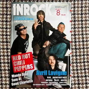 INROCK Magazine August 2004 Issue Red Hot Chili Peppers Cover - Picture 1 of 4