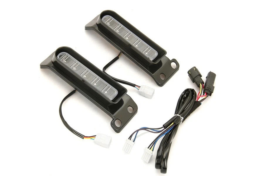 Auxiliary Saddlebag LED Lamp Kit fits Harley Davidson — 第 1/1 张图片