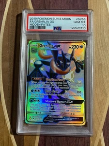 PSA 10 Greninja GX SV56/SV94 - Hidden Fates - Picture 1 of 2