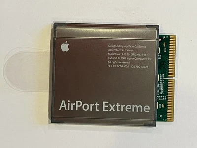 Tarjeta WiFi Apple AirPort Extreme A1026 603-3915 825-6262-A Foto 1 de 3