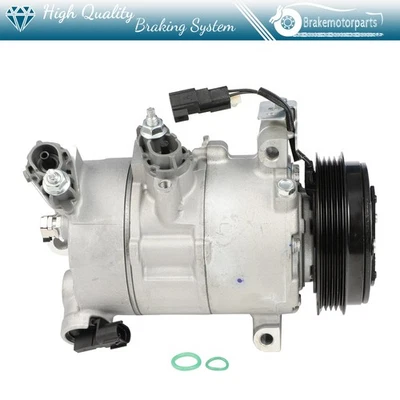 AC A/C Compressor w/ Clutch fit for Ford Mustang EcoBoost 2.3L 2015-2017 - Image 1 of 4