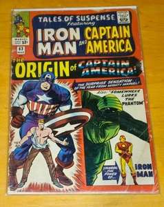 TALES OF SUSPENSE #63 - G/VG 3.0 - 1ST SILVER AGE ORIGIN CAPTAIN AMERICA (1965) - Picture 1 of 1