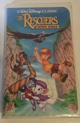 The Rescuers Down Under (VHS, 1991) Walt Disney Black Diamond Classic - Image 1 of 4
