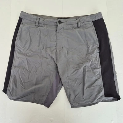 RIP CURL Boardwalks Shorts XL Gris Hombres Bolsillos de Cintura Elásticos - Imagen 1 de 4