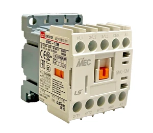 LS Electric Mini Contactor GMC-12M 12A 3 Pole 1 NO Aux 120VAC Coil - Picture 1 of 7