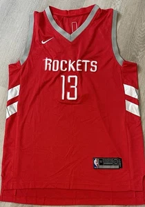 Nike Jersey Small Houston Rockets #13 James Harden Swingman Red NBA - Picture 1 of 9