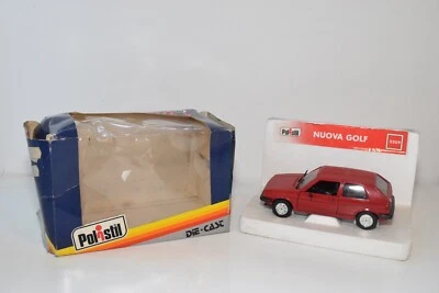 A61 1:25 POLISTIL S209 S-209 S 209 VW VOLKSWAGEN GOLF RED MIB - Immagine 1 di 4