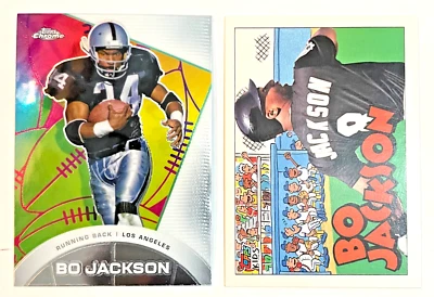 2023 Topps Composite Chrome All-Etch Bo Jackson #CAE-18. RAIDERS  - Image 1 of 2