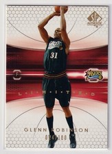 GLEN ROBINSON 24/100 Limited 2004-05 Upper Deck SP Authentic #65 76ers