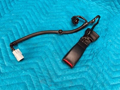 Lexus SC430 Front Passenger Seat Belt Buckle Black 2002 2003 2004 2005 2006 OEM - Image 1 of 4