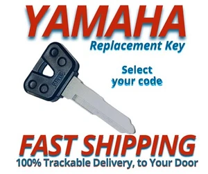 Yamaha Motorcycle Scooter ATV Keys Replacement Key Cut to Code A69510- A78897 - Picture 1 of 3