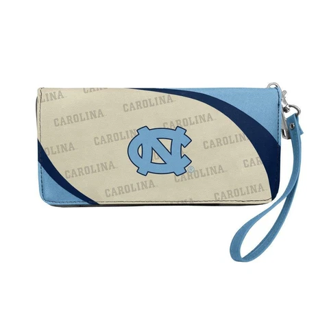North Carolina Tar Heels Curve Style Wallet Organizer [NEW] Bag Money Check Cover