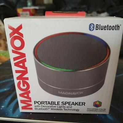 Altavoz Portátil Magnavox Mma3652-GY GRIS con Bluetooth Y Luces Decorativas Foto 1 de 4