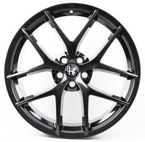 4 cerchi in lega 8,5j x20" Originali Alfa Romeo STELVIO - 156117310 nerolucido - Foto 1 di 9