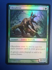 Ghoultree FOIL Dark Ascension Light Play Green Rare MAGIC MTG CARD