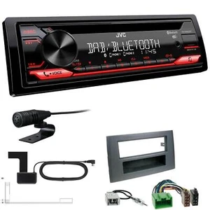 JVC KD-DB622BT DAB Auto Radio USB BT Set für Volvo XC90 mit HIGH Performance - Bild 1 von 5