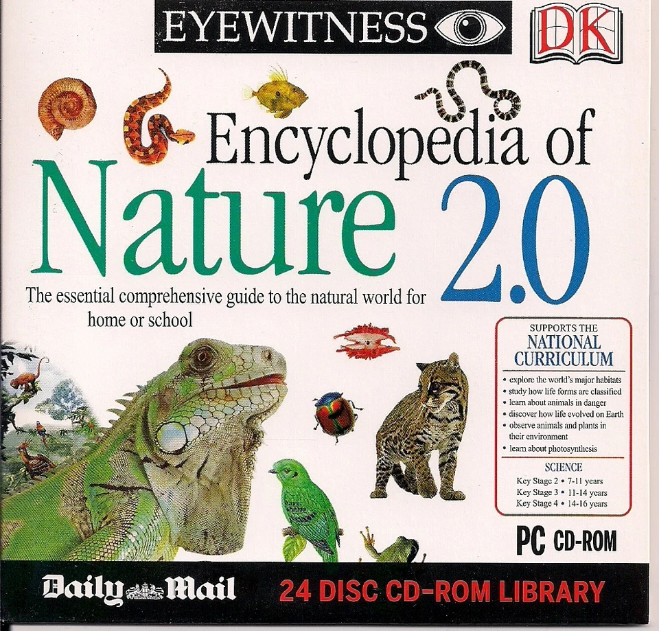 DORLING KINDERSLEY PC CD-ROM ENCYCLOPEDIA OF NATURE 2.0 - Image 1 of 1