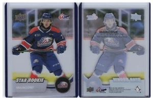 21/22 2021/22 Cubierta Superior CHL Corte Transparente #384 Calem Mangone - Saginaw Spirit - Imagen 1 de 1