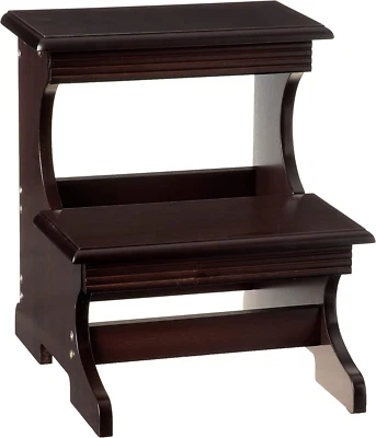 Frenchi Home Furnishing Crestside 2 - Step Wood Step Stool - Image 1 of 4