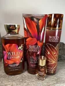 NEW! 4 pc Bath & Body Works WILD MADAGASCAR Cream, EDP, shower gel, mist set - Picture 1 of 1