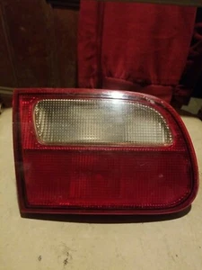 92-95 HONDA CIVIC DRIVERS SIDE OEM TAILLIGHT STANLEY 043-1124L CLEAR & WHITE  - Picture 1 of 7