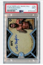 2018 Topps UFC Museum Collection Curtis Blaydes Rookie RC Auto 10/99 PSA 9
