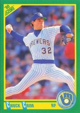 1990 Score #108 CHUCK CRIM Milwaukee Brewers