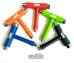 Rellik T-Tool Skateboard Longboard Cruiser Achsen Einstell Werkzeug Tool - Bild 1 von 5