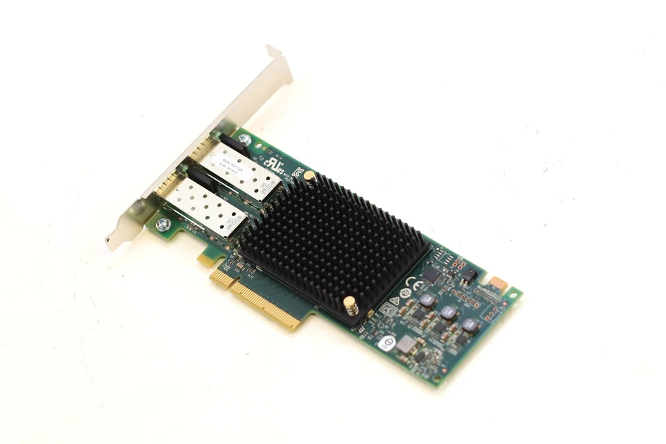 Emulex Dual-Port 32GB SFP+ PCIe Host Bus Adapter P/N: LPE32002-M2 Tested Working - Image 1 of 4