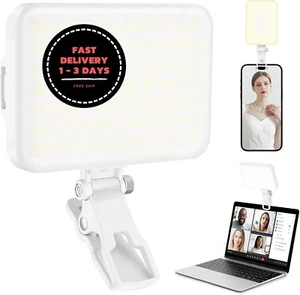 Luz portátil para selfies de 60 LED, iluminación para videoconferencias con - Photo 1 sur 6