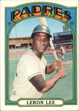 1972 Topps San Diego Padres Baseball Card #238 Leron Lee - NM