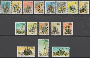 South West Africa / SWA; 1973 Succulents set 1c to 1R SG 241 - 256 MNH - Picture 1 of 1