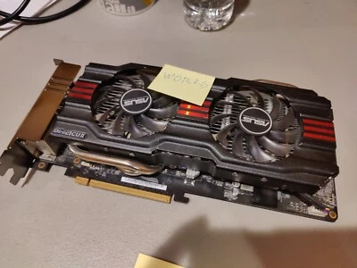 ASUS NVIDIA GeForce GTX 770 DirectCU II OC 2GB GDDR5 Video Card No Power PARTS - Image 1 of 3
