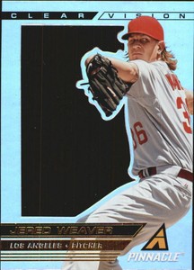 2013 Pinnacle Clear Vision Pitching Complete Game Baseball Card #2 Jered Weaver