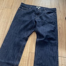Burberry Men’s Jean’s Straight Size 38 Dark  Blue Made In Italy