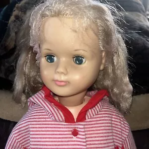 Vintage 30” PlayPal Type Companion Doll Unbranded Adorable! - Picture 1 of 20