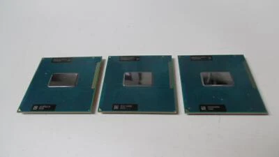 Lot of 3 Dual-Core i3-3120M 2.50GHz Socket G2 CPUs - SR0TX - Tested - Image 1 of 3