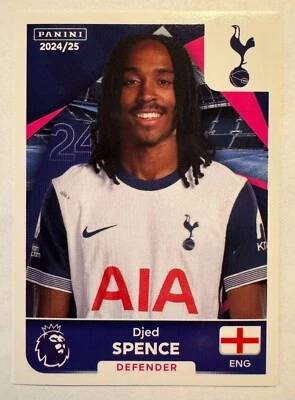 #553 Djed Spence - Panini Premier League 2025 - Tottenham Hotspur - Image 1 of 2