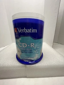 Verbatim CD-R Sealed Qty 100 New/Sealed - Picture 1 of 5